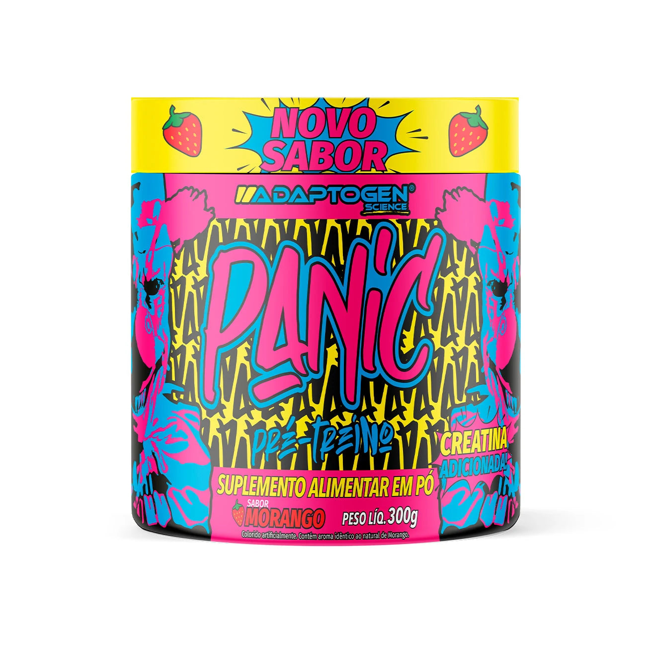 Panic Pré-Treino Adaptogen Morango