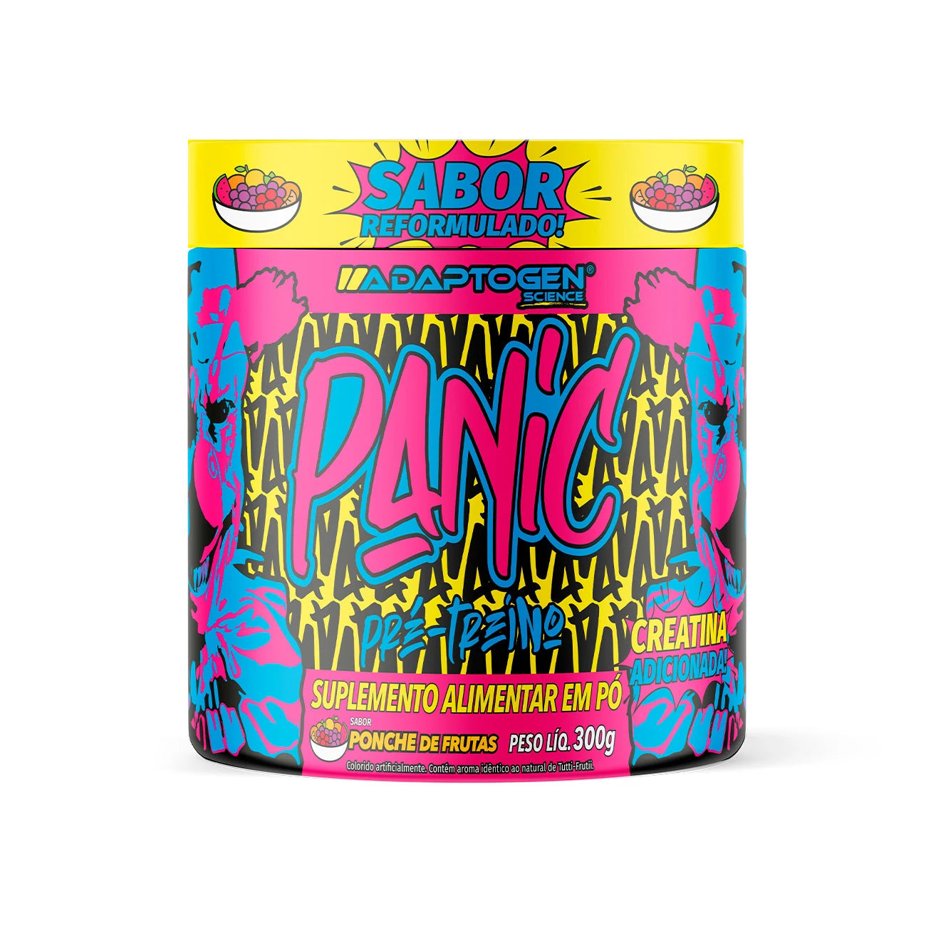 Panic Pré-Treino Adaptogen Ponche de Frutas