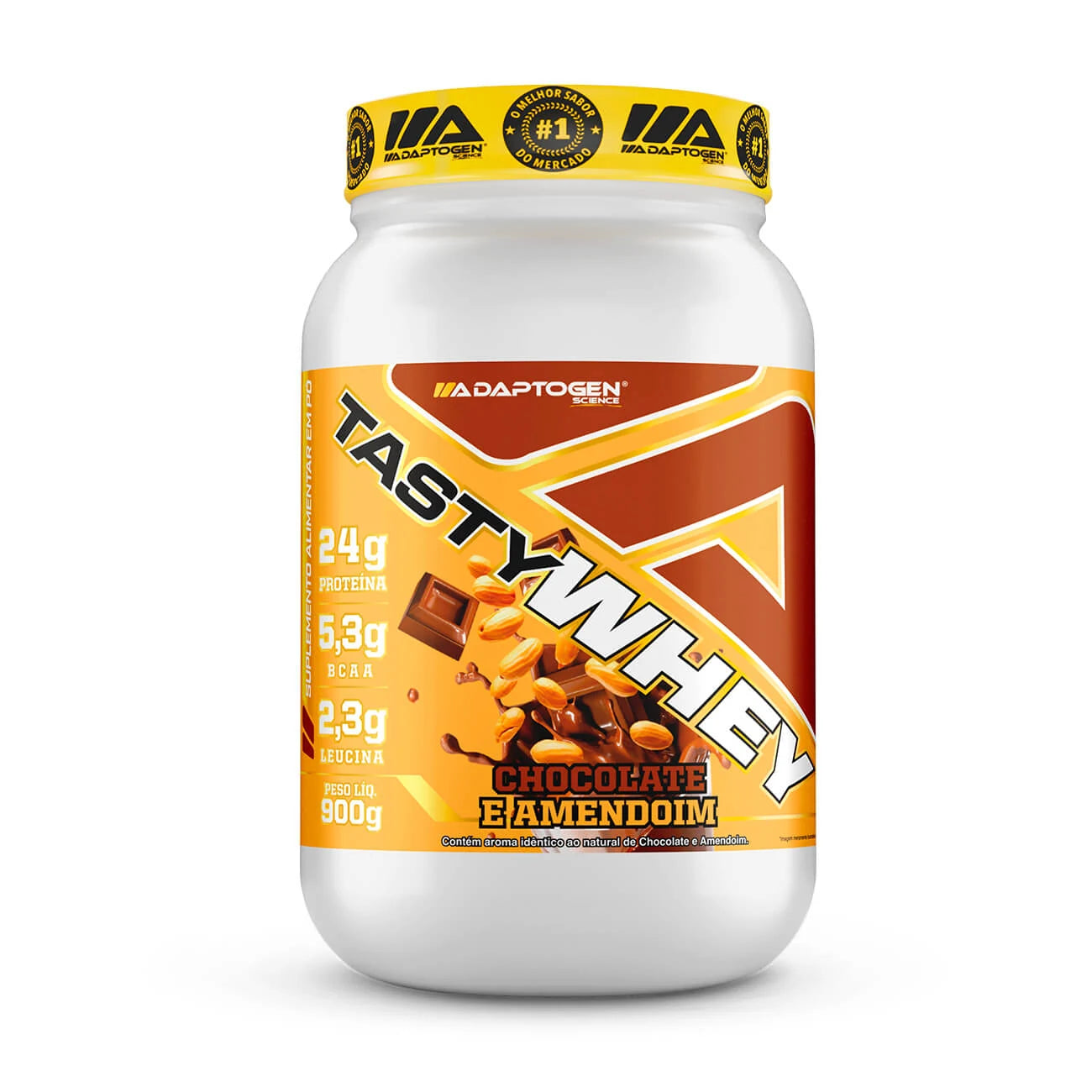Tasty Whey 3W Gourmet Adaptogen Chocolate e Amendoim