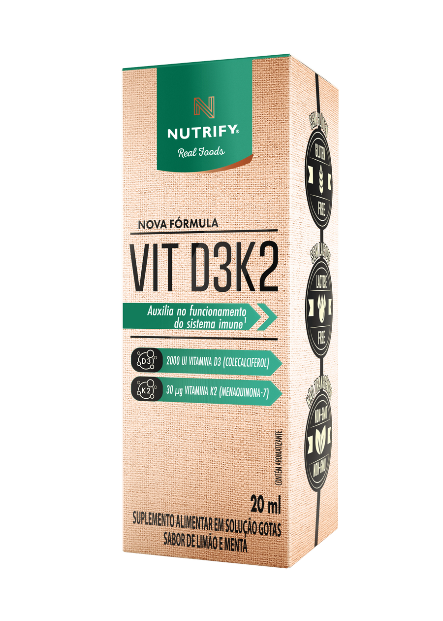 Vitamina D3 + K2 Líquida Nutrify
