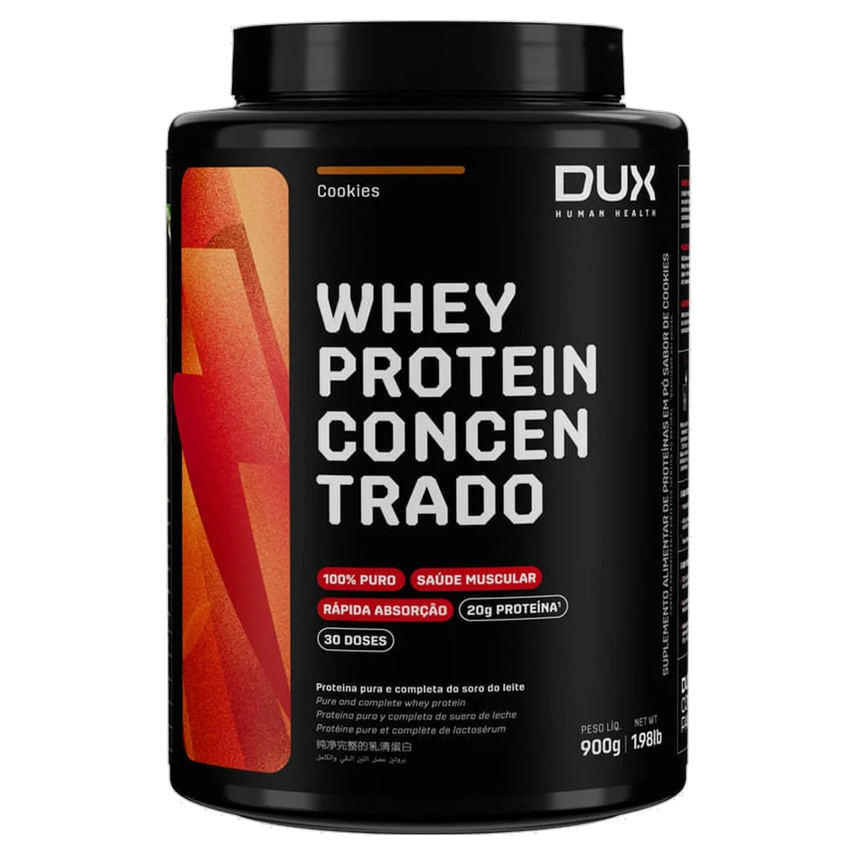 Whey Protein Concentrado DUX Chocolate 900g