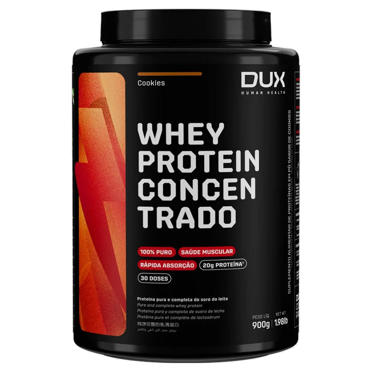 Whey Protein Concentrado DUX Doce de Leite 900g