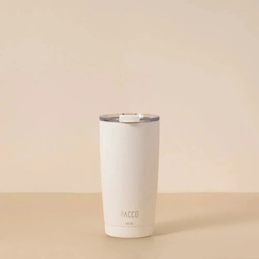 Copo Térmico Pacco ThermoCup 600 ml cor Branco