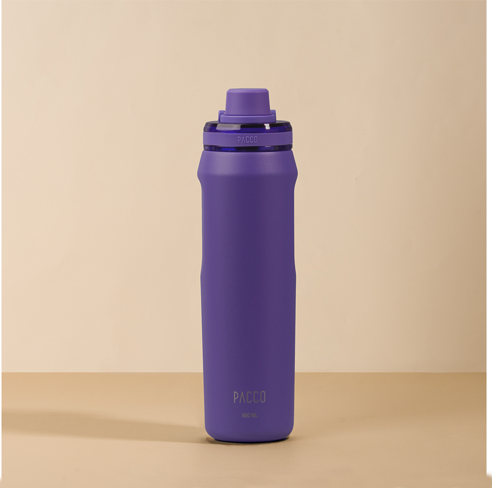 Garrafa Térmica Pacco Vyta 650 ml cor Trust Blue