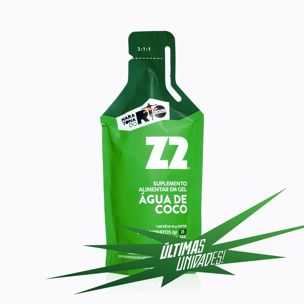 Energy Gel Z2 (sachê 40g) Água de Coco (Maratona do Rio)