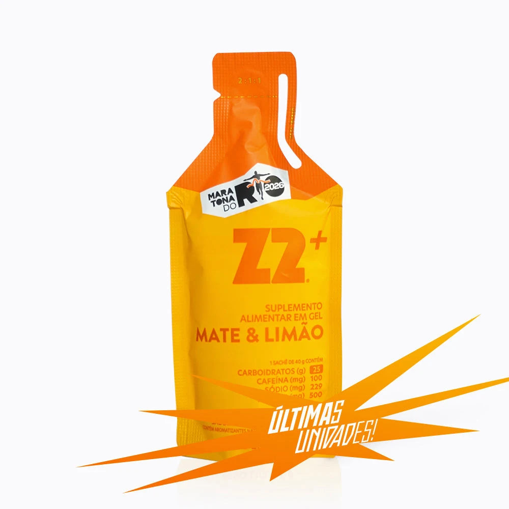 Energy Gel Z2+ (sachê 40g) Mate & Limão (Maratona do Rio)