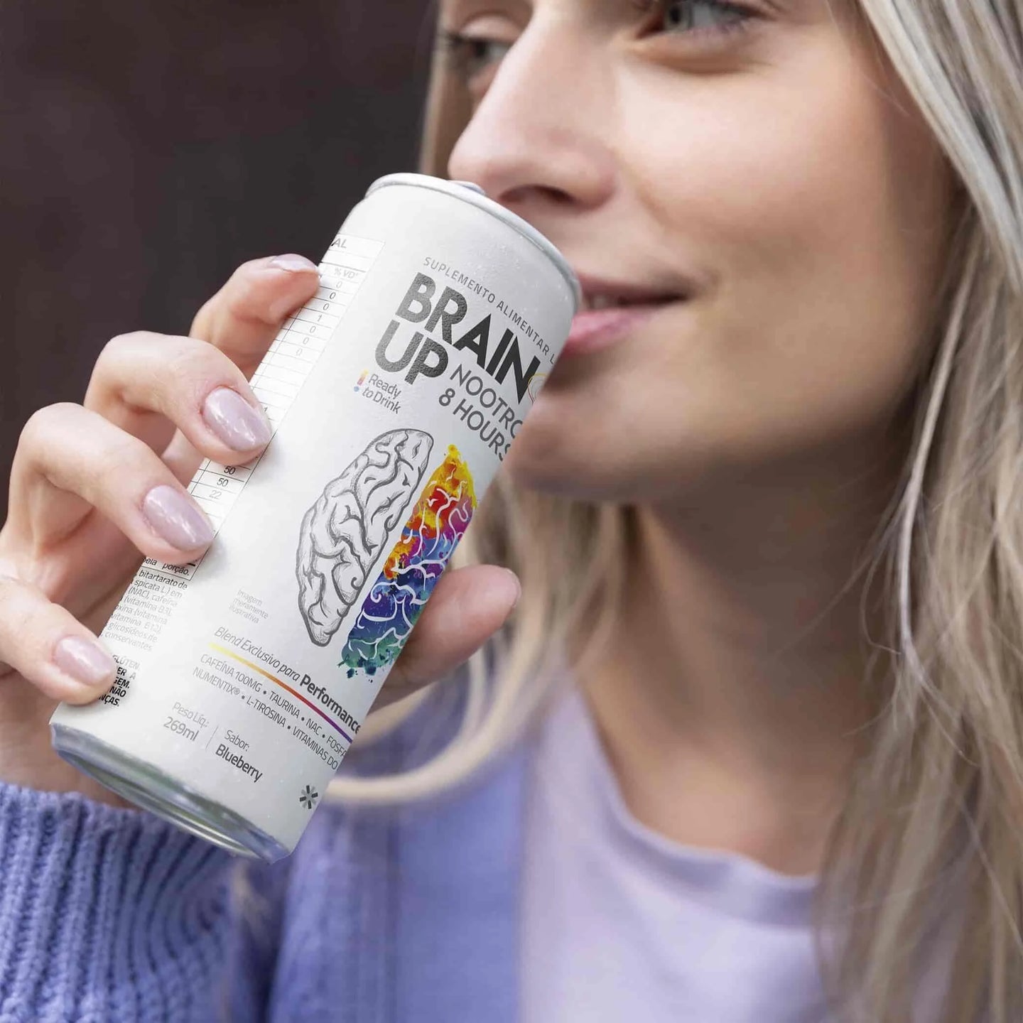 Brain Up Ready to Drink Blueberry — foto oficial TRUE