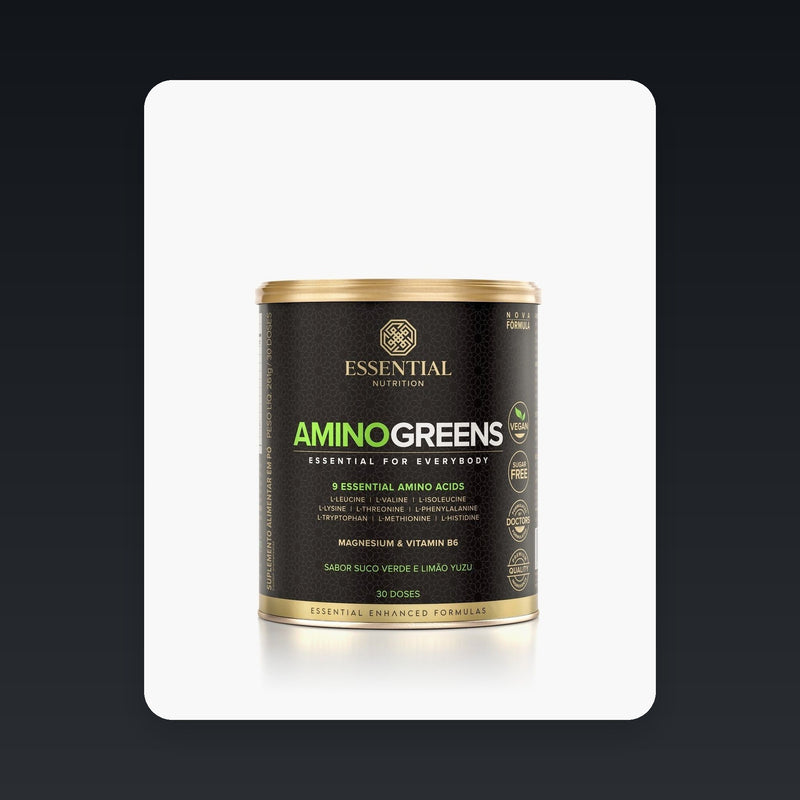 Cena premium amino-greens-limao-261g