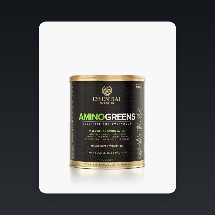 Cena premium amino-greens-limao-261g