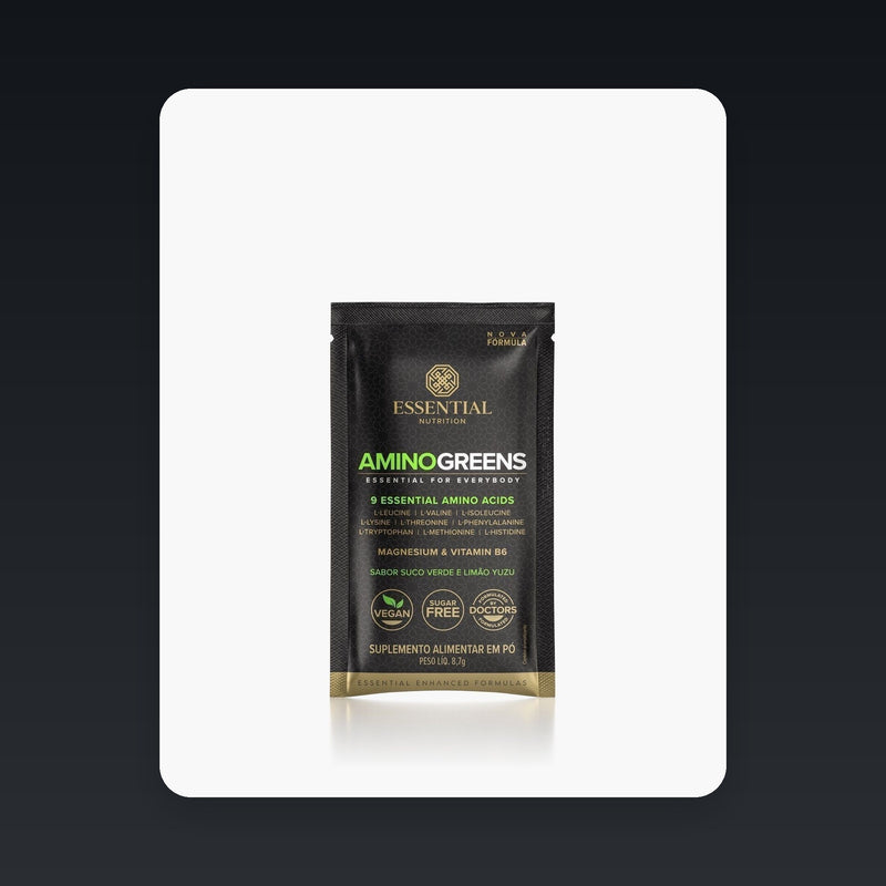 Cena premium amino-greens-suco-verde-e-limao-box-30-saches