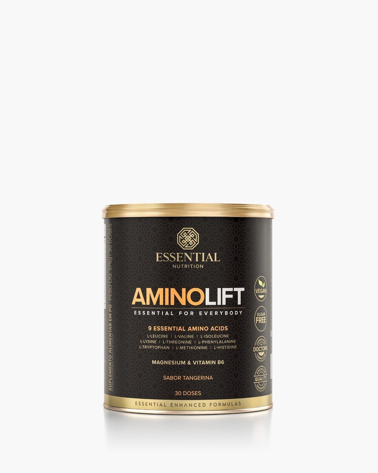 Lata de Aminolift Tangerina Essential Nutrition 375 g