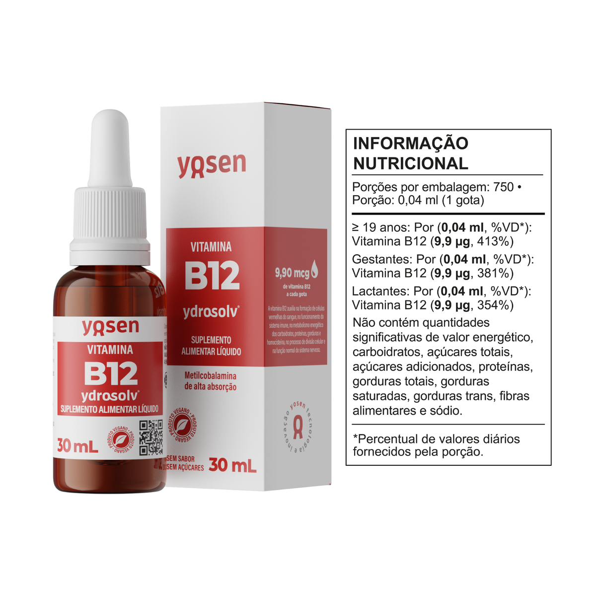 Vitamina B12 Ydrosolv Yosen