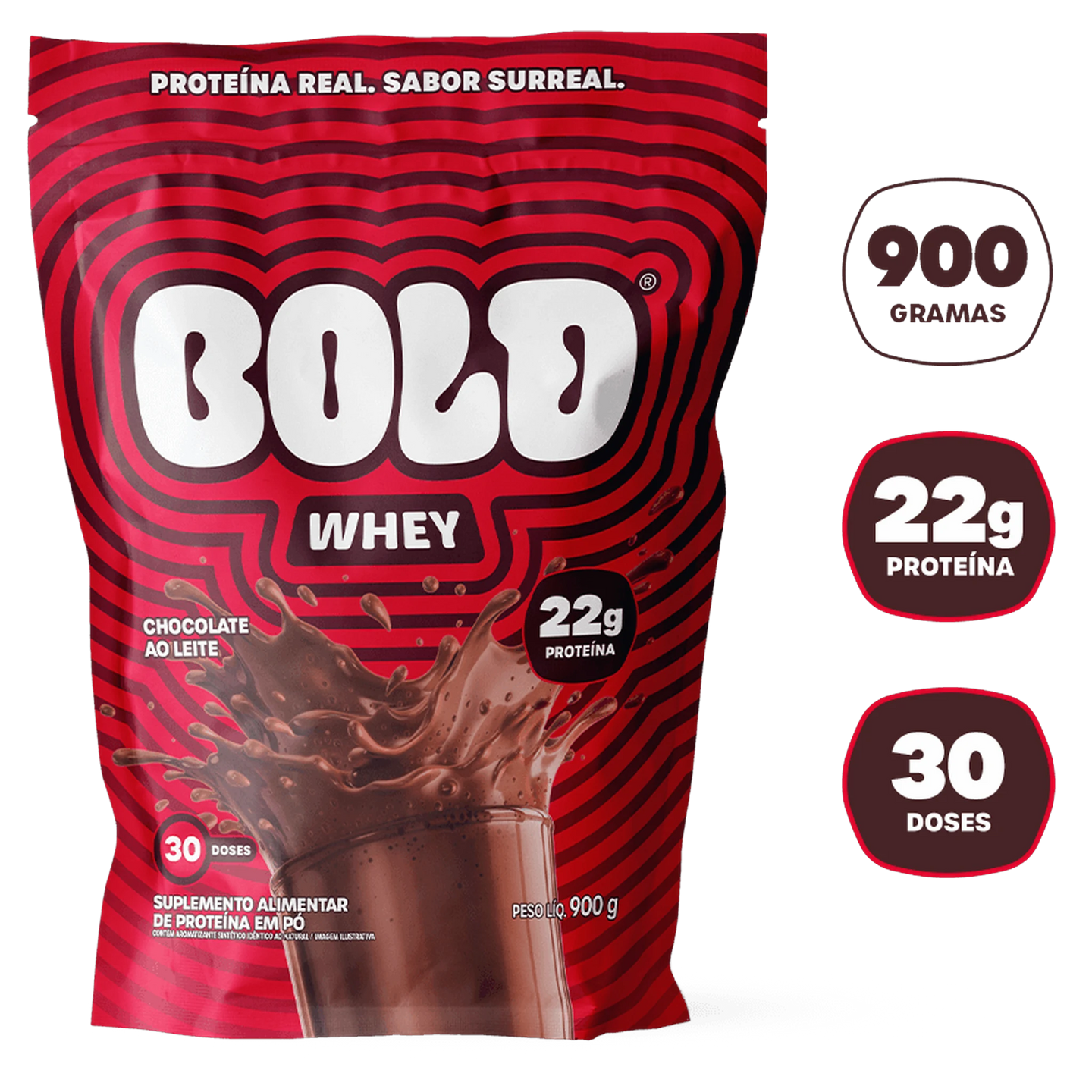 Bold Whey 900g — Chocolate ao Leite