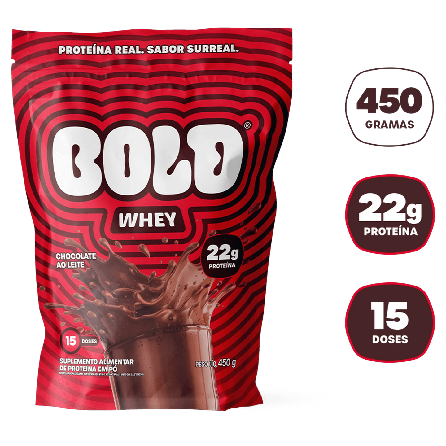 Bold Whey 450g — Chocolate ao Leite