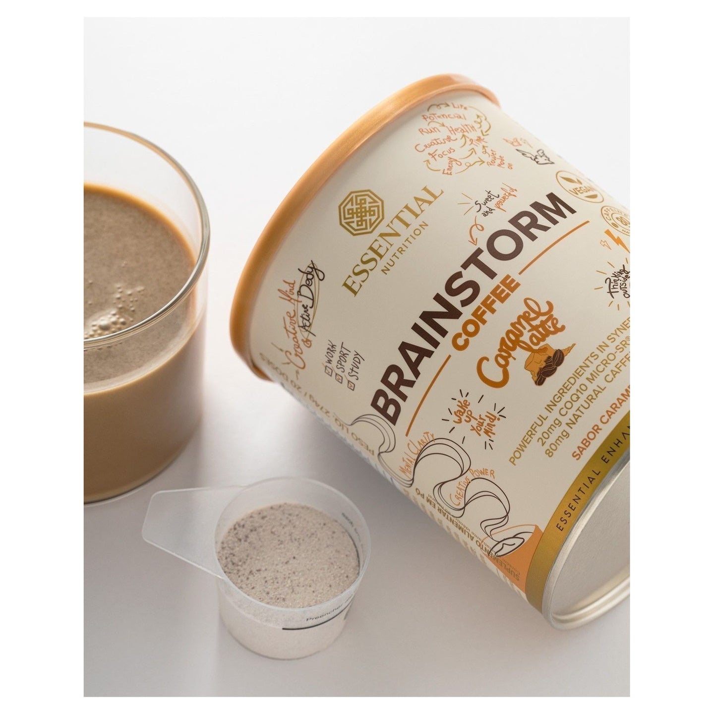 Brainstorm Coffee Caramel Latte 274g