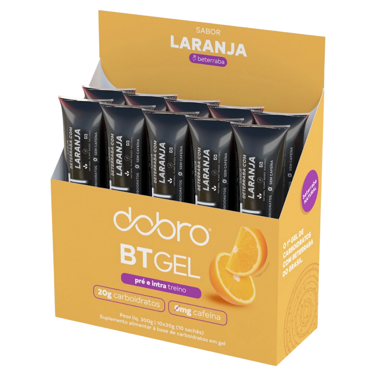 BT Gel Beterraba DOBRO — sabor Beterraba com Laranja
