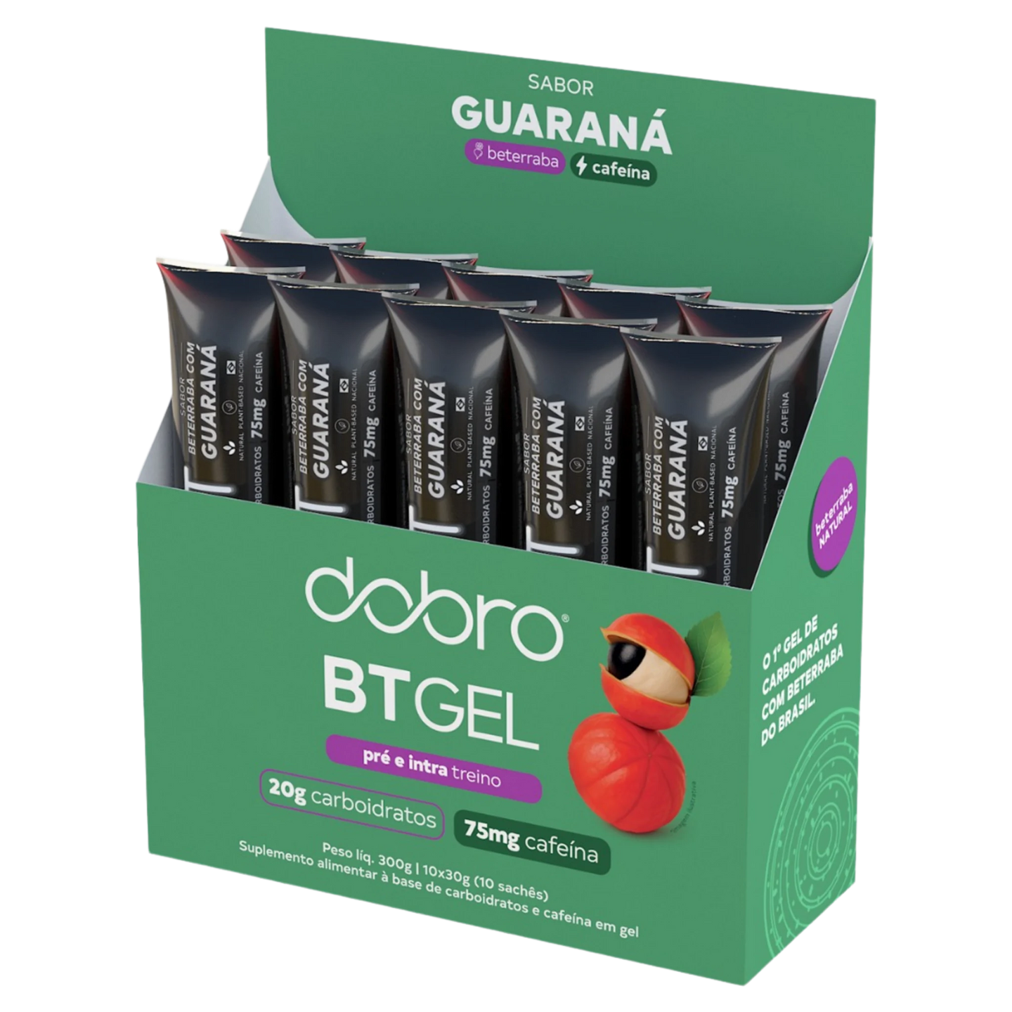 BT Gel Beterraba DOBRO — sabor Beterraba e Guaraná com Cafeína