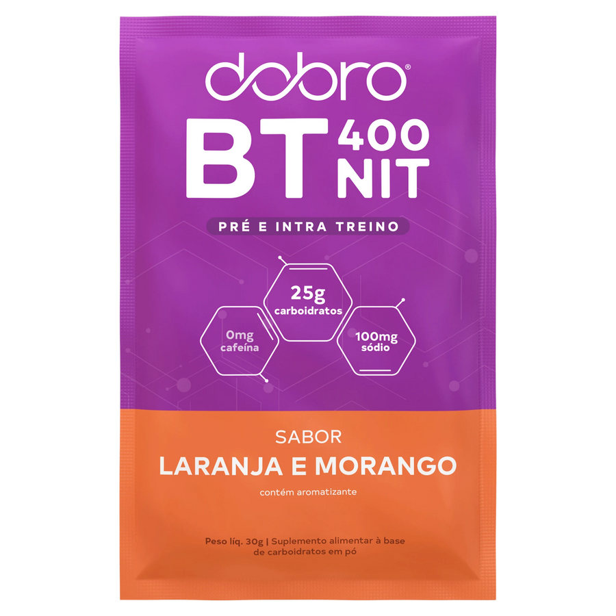 BTNIT400 Laranja com Morango — sachê de 30 g