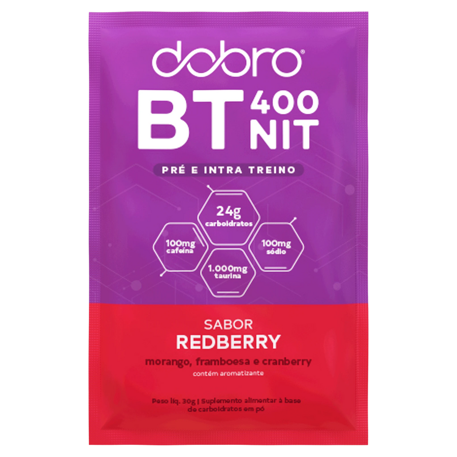 BTNIT400 Redberry com Cafeína — sachê de 30 g
