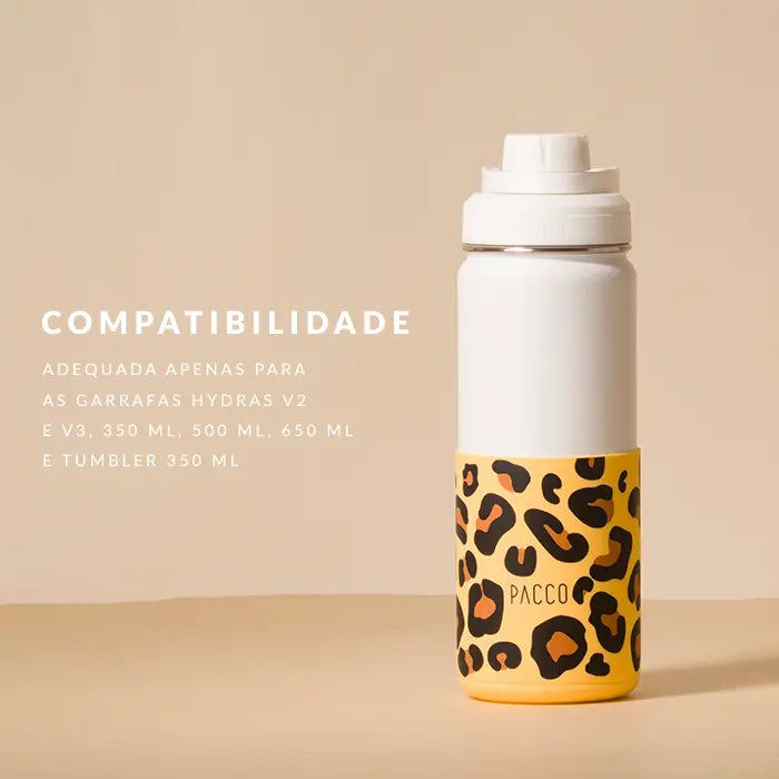 Capa de Silicone Pacco Hydra Regular G cor Leopard