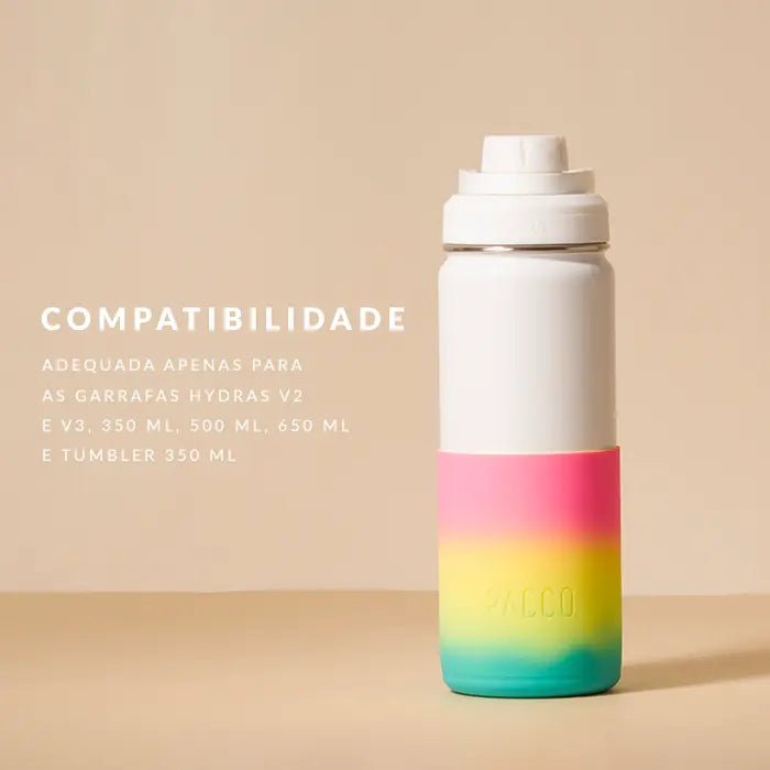 Capa de Silicone Pacco Hydra Regular P cor Rainbow