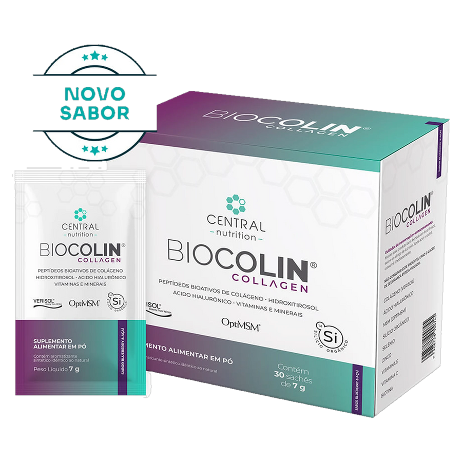 Biocolin Collagen Central Nutrition — Blueberry & Açaí