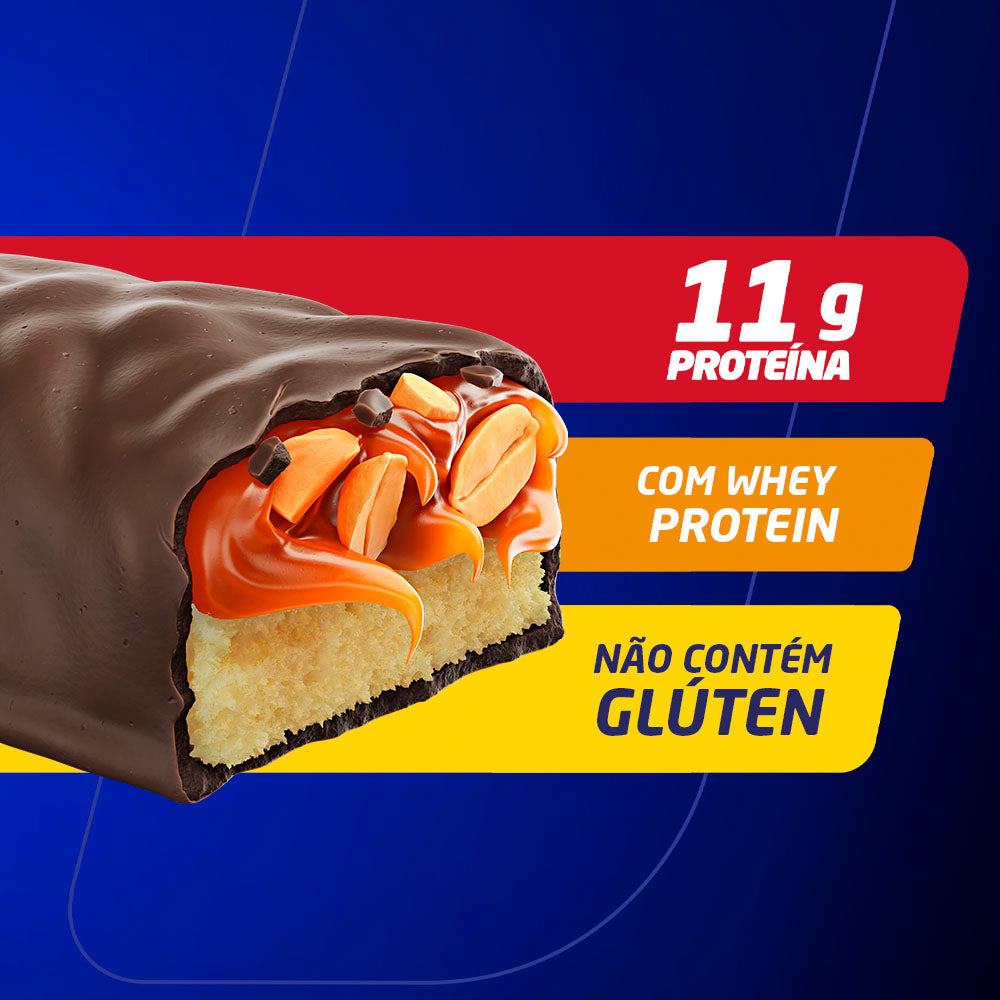 Charge Bar Dark Nutrata 45 g aberta com cobertura meio amargo