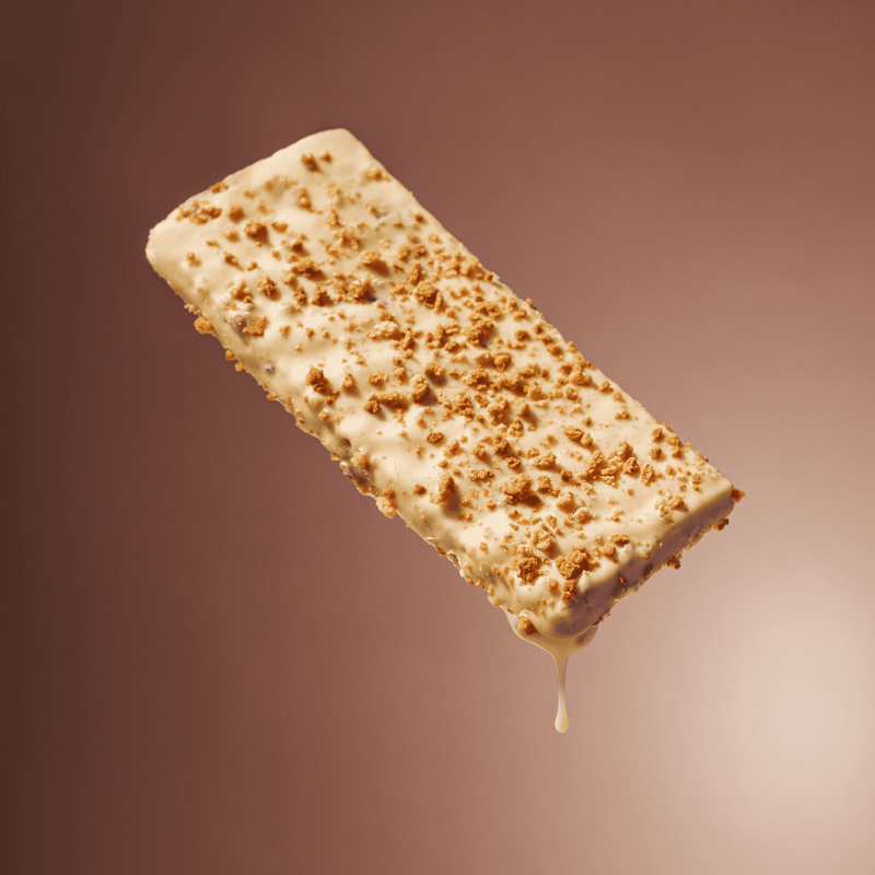 Crispy Wafer Pistache com cobertura e pedaços