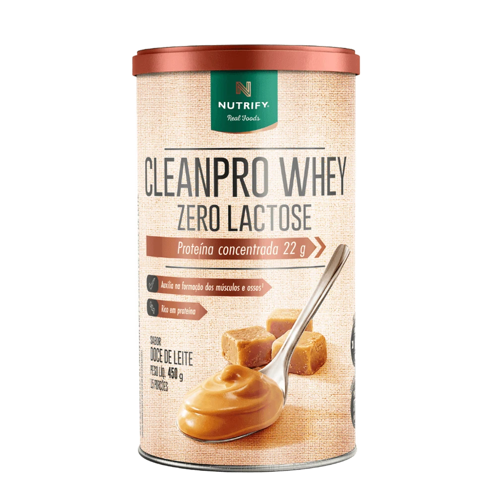 CleanPro Whey Zero Lactose Nutrify Doce de Leite
