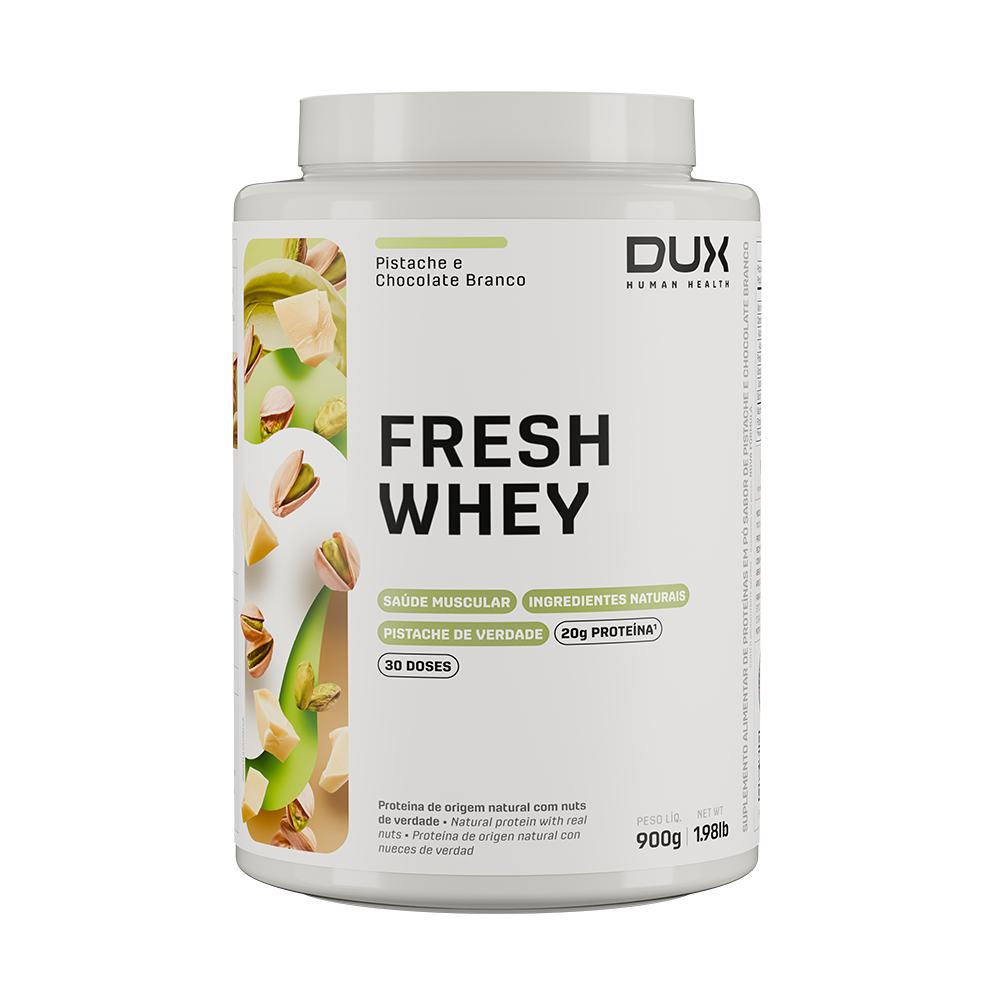 Fresh Whey DUX Pistache e Chocolate Branco 900 g