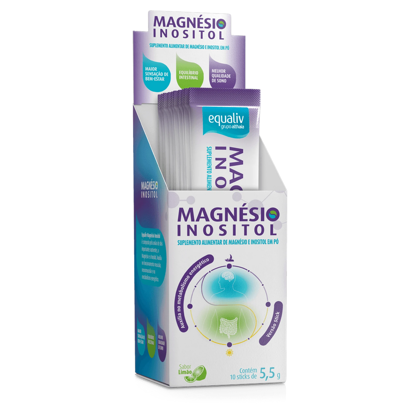 Magnésio Inositol 10 Sticks