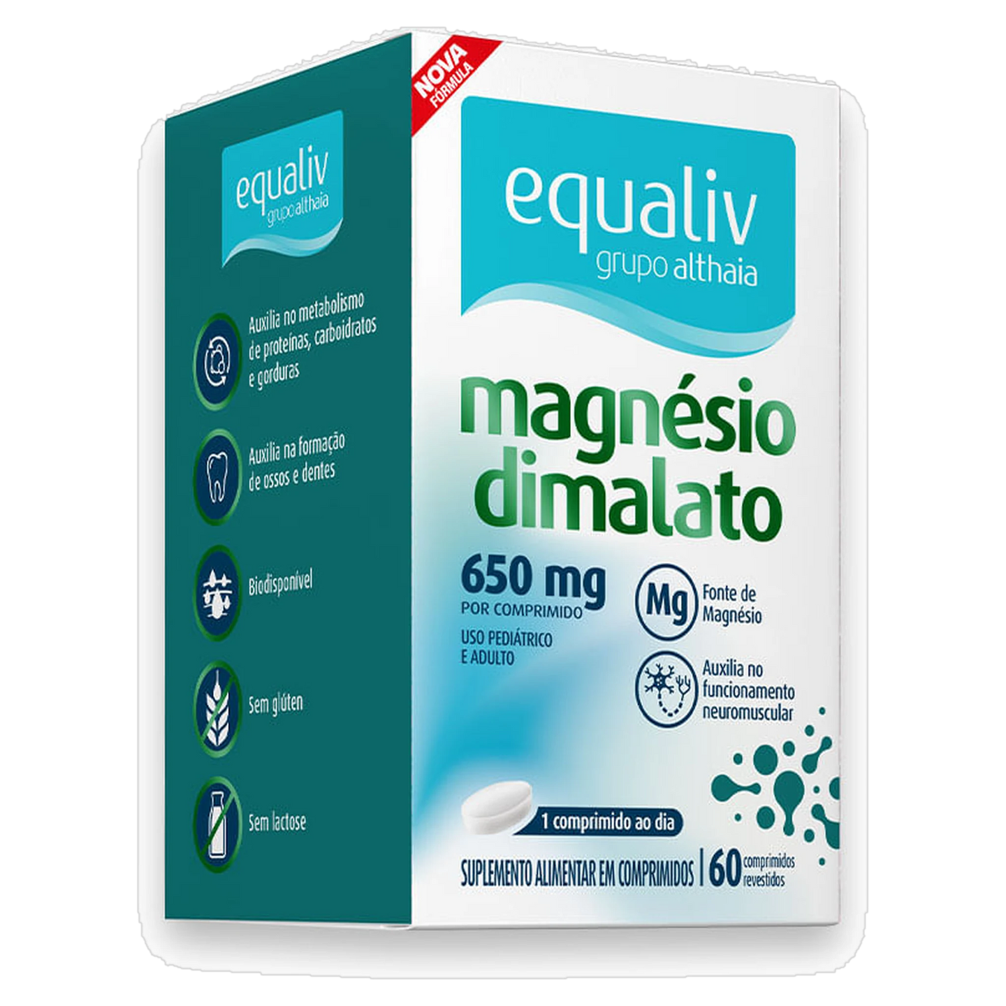 Magnésio Dimalato 60 Comprimidos