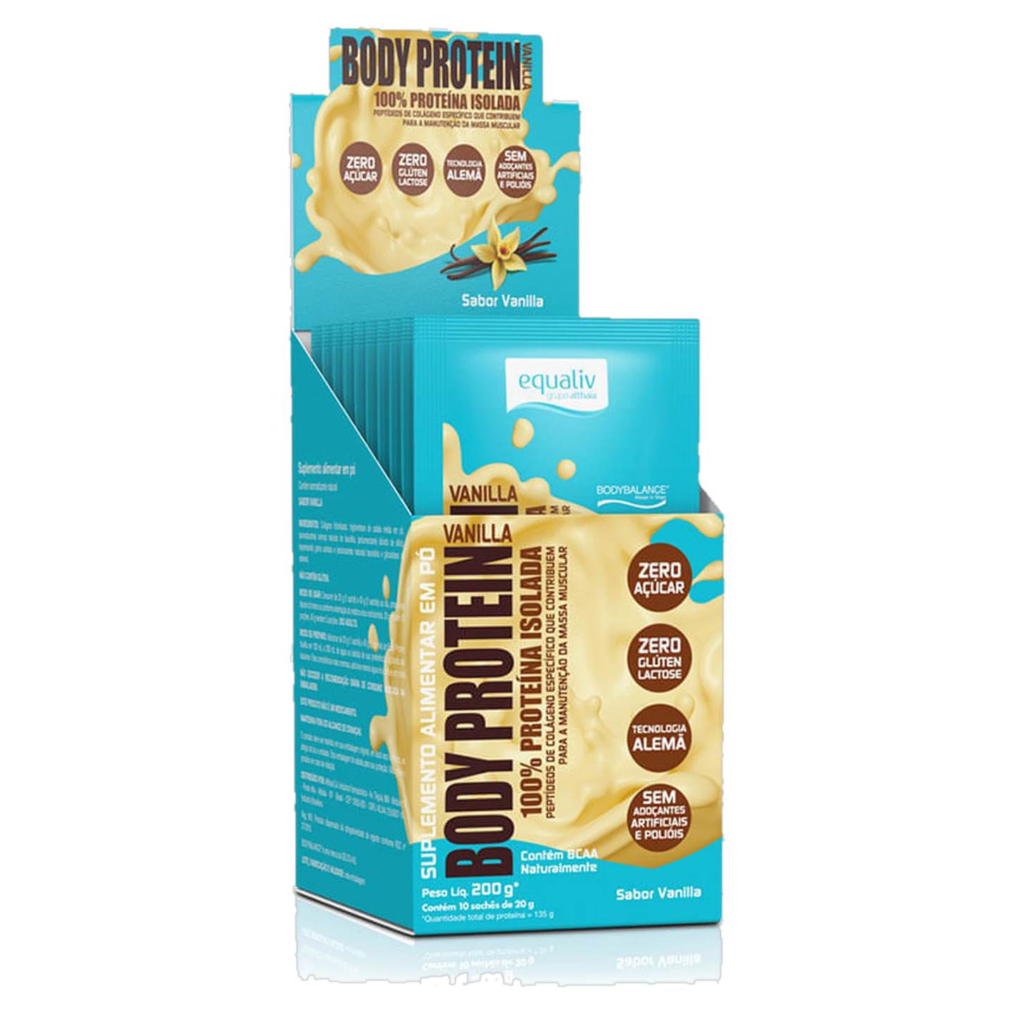 Body Protein 10 Sachês — Vanilla
