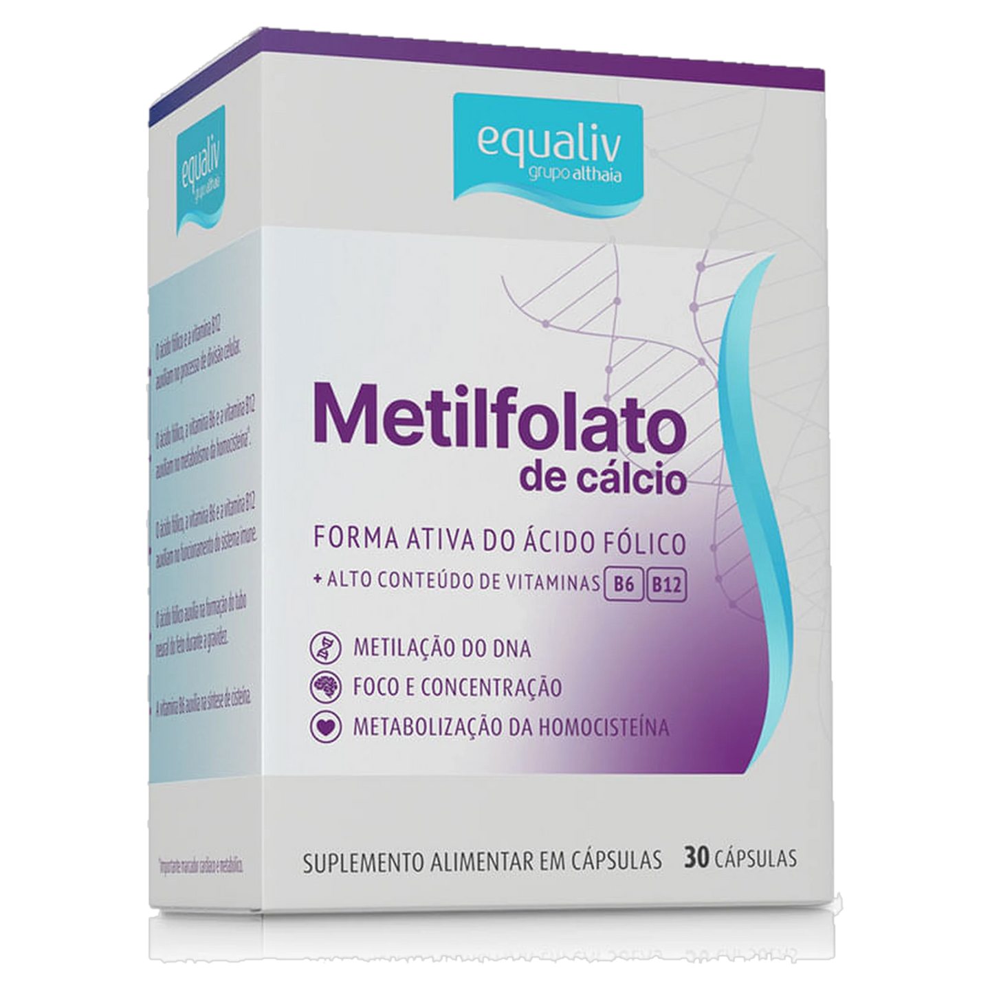 Metilfolato de Cálcio 30 Cápsulas
