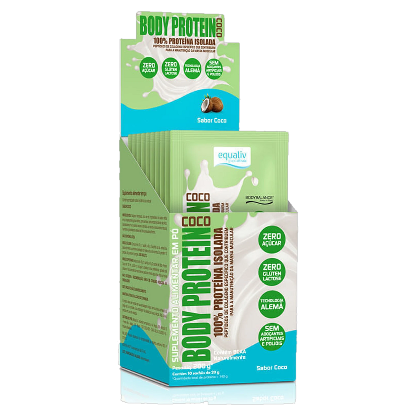Body Protein 10 Sachês — Coco