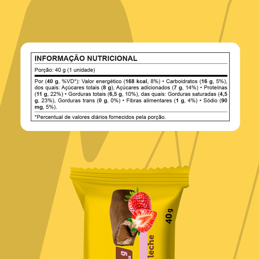 Tabela nutricional — Dulce de Leche com Morango (Havanna)