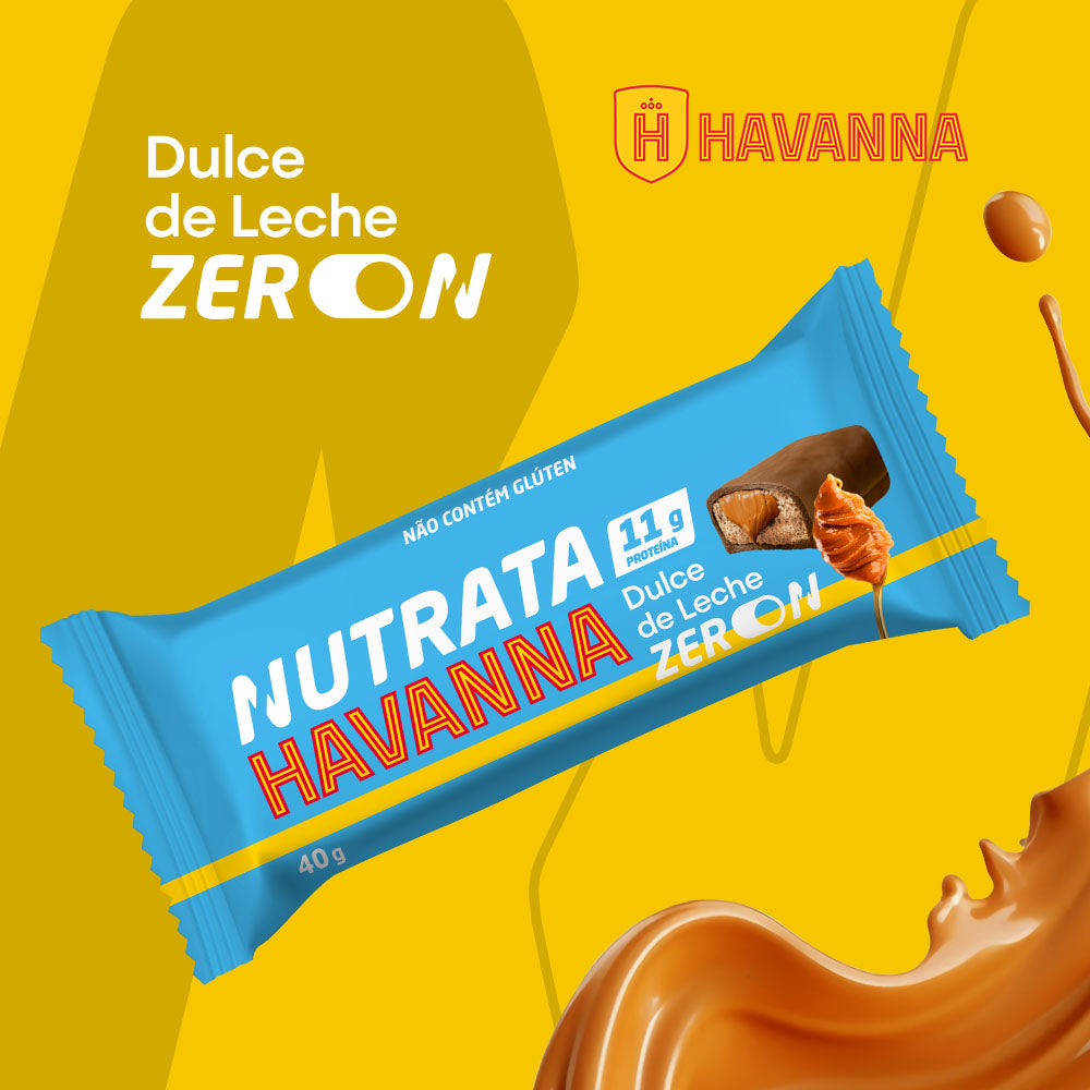 Whey Grego Bar Nutrata 40 g — Doce de Leite Zero (Havanna)
