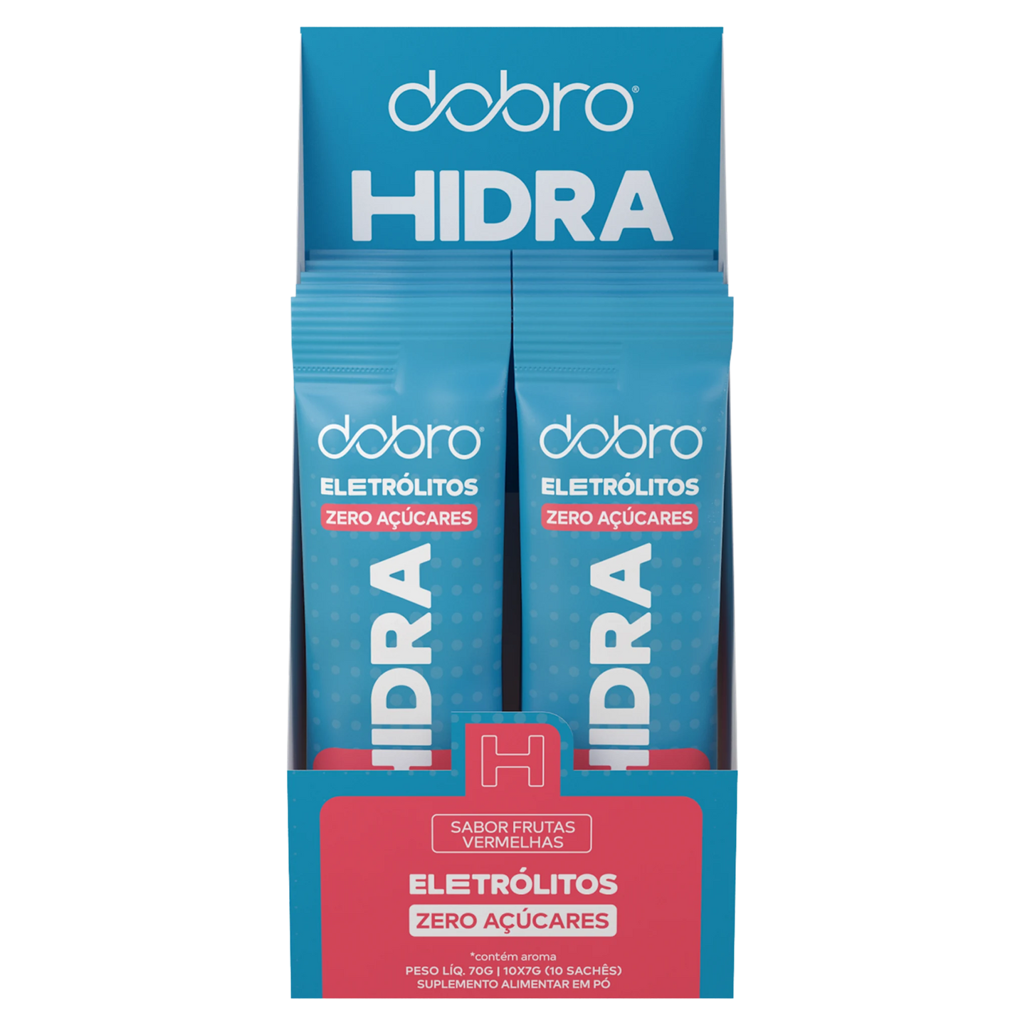 Hidra Eletrólitos DOBRO — sabor Frutas Vermelhas