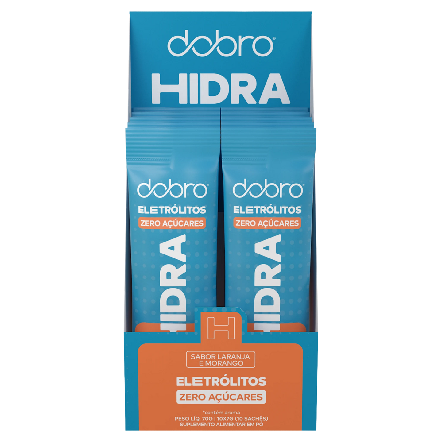 Hidra Eletrólitos DOBRO — sabor Laranja