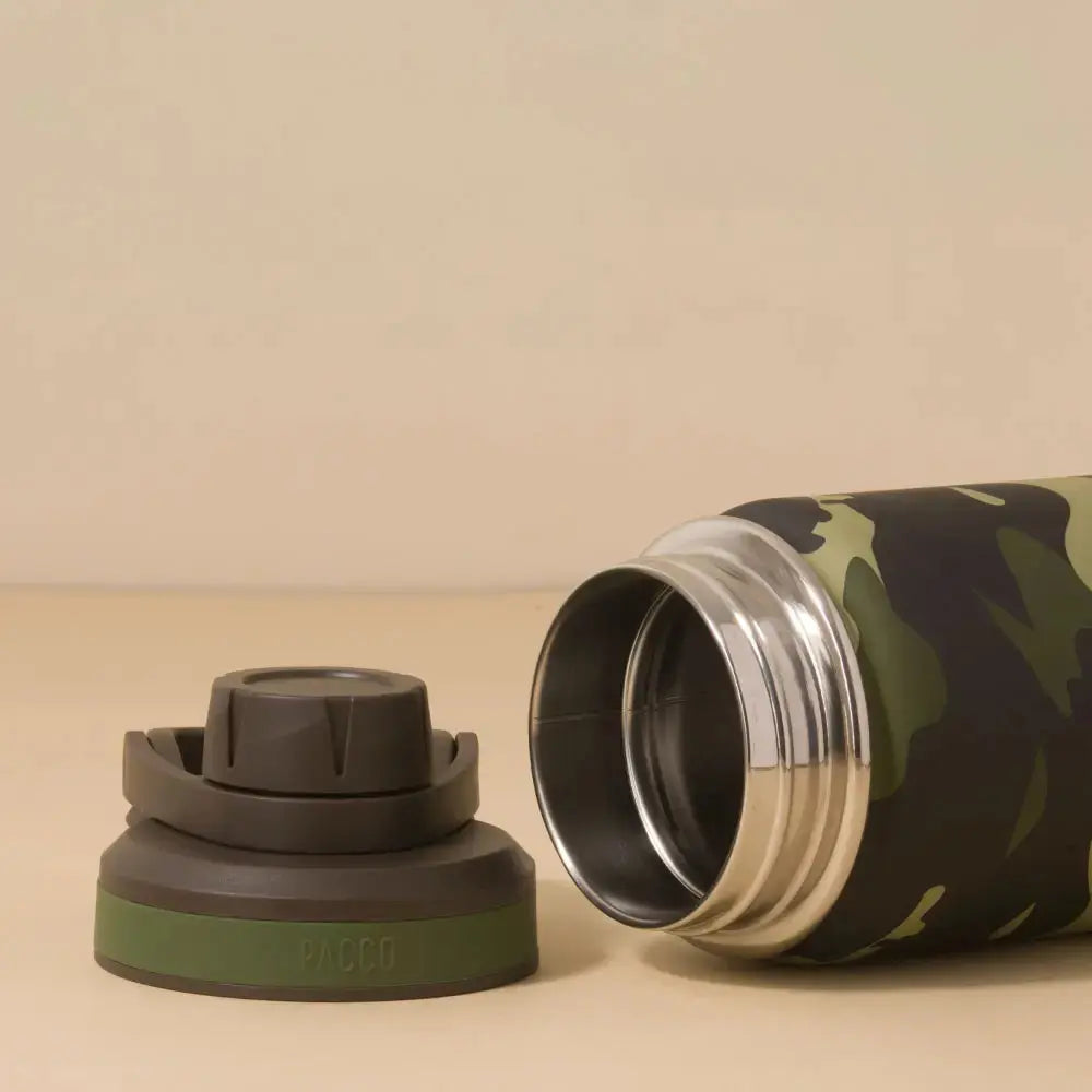 Garrafa Térmica Pacco Hydra V2 650 ml cor Camuflada Militar