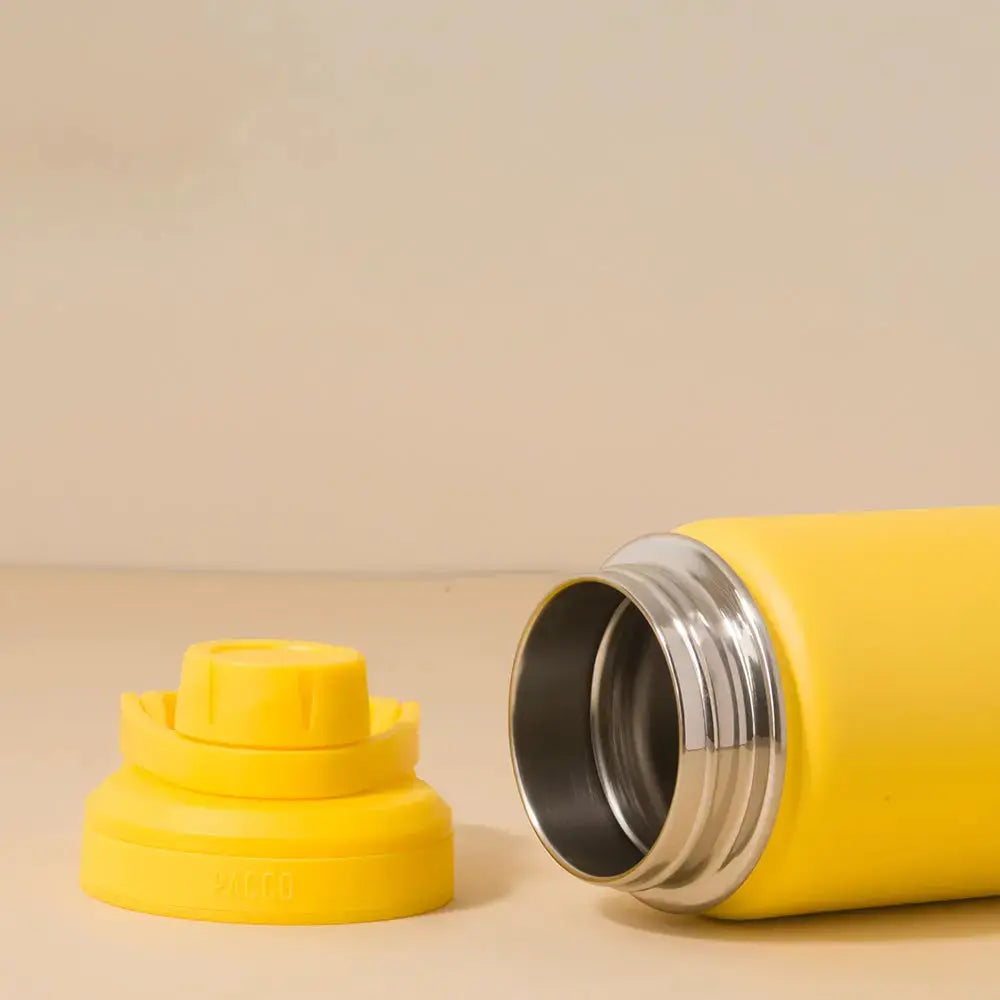 Garrafa Térmica Pacco Hydra V2 650 ml cor Amarelo