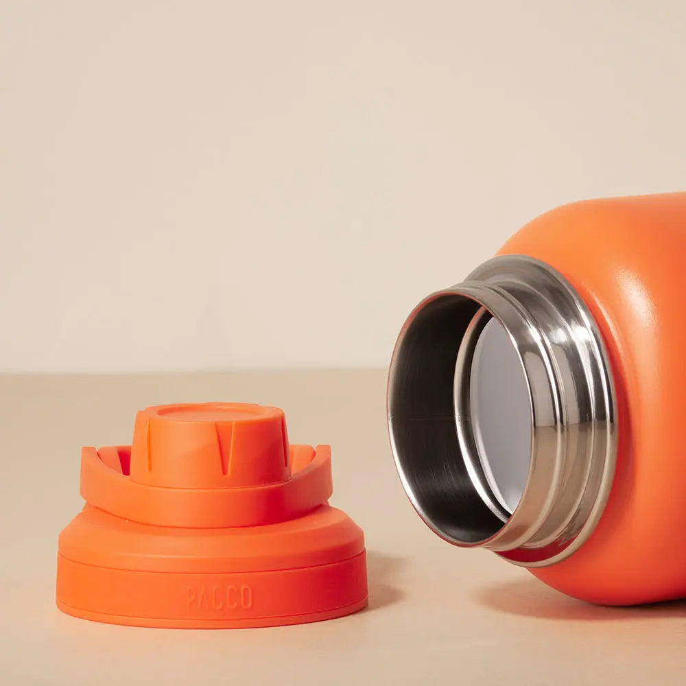 Garrafa Térmica Pacco Hydra V3 Puretaste 950 ml cor Orange