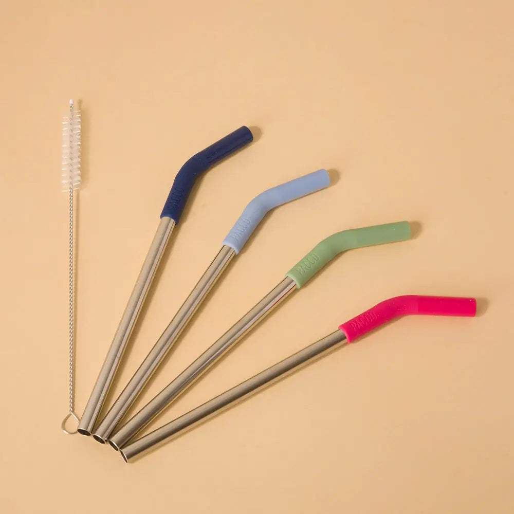 Eco Canudo Pacco Reutilizável cor Inox