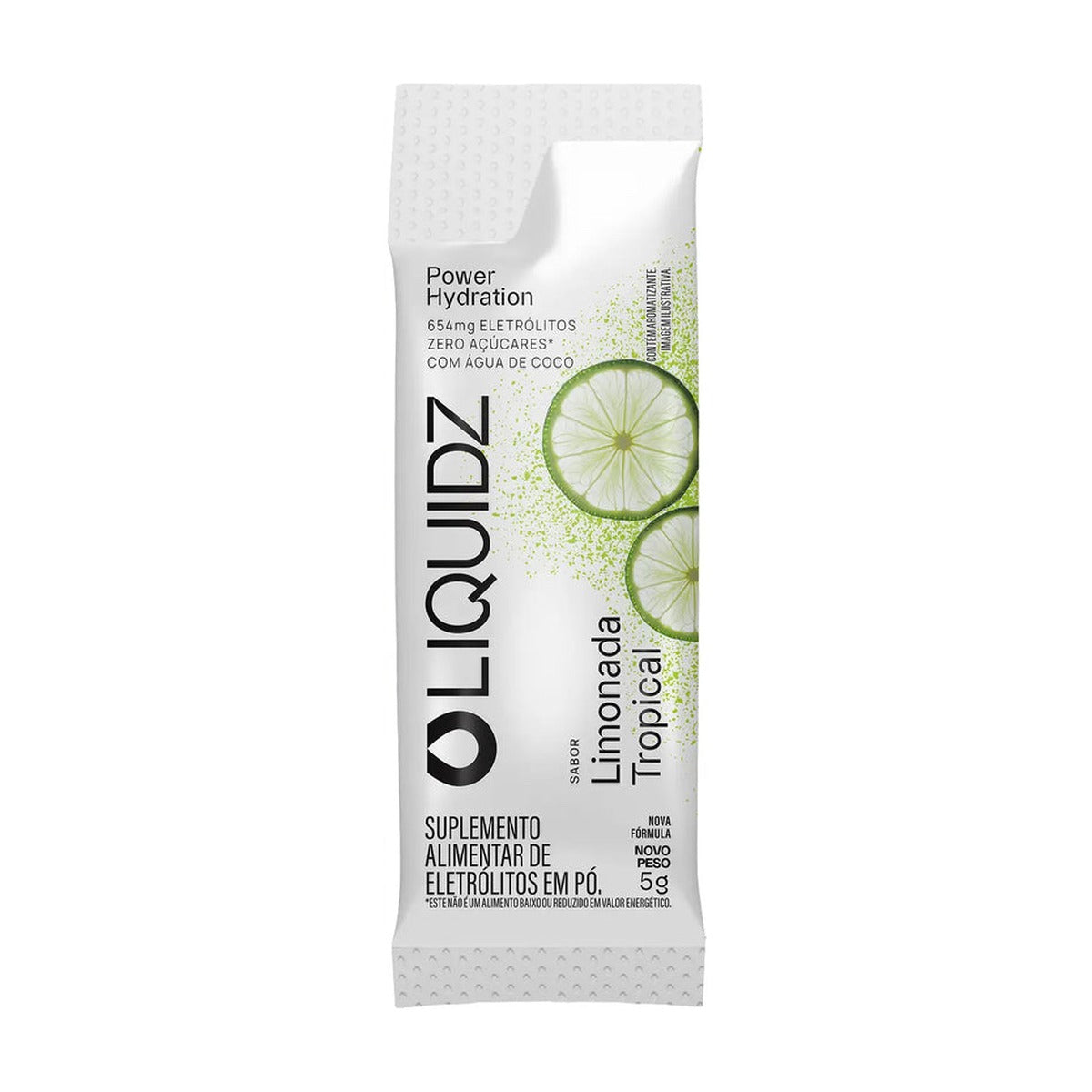 Sachê de 5 g do Liquidz Eletrólitos sabor Limonada Tropical