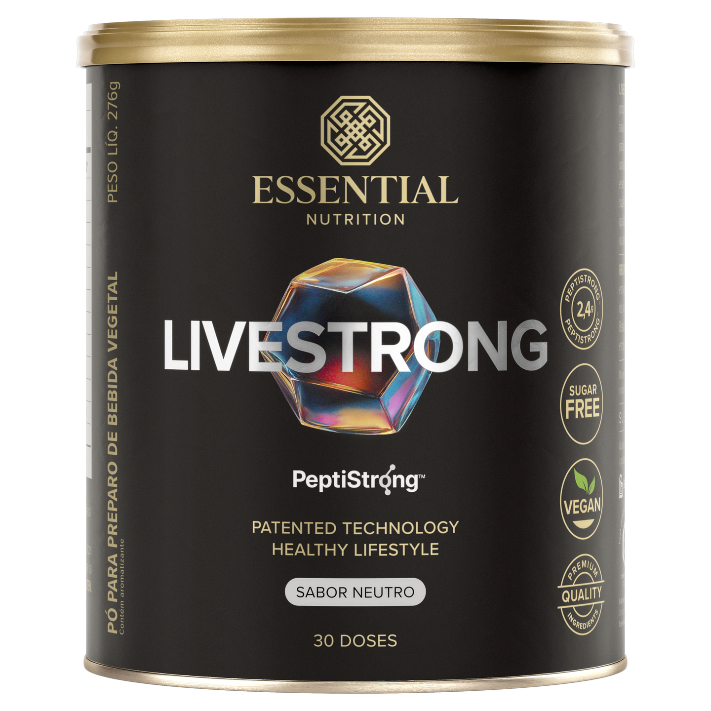 LiveStrong com PeptiStrong Essential Nutrition — Neutro 276 g