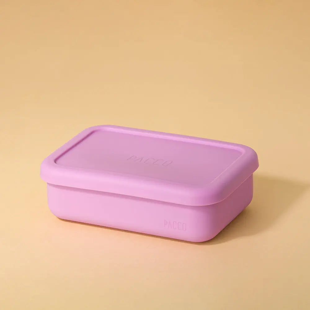 Lunch Box Pacco em Silicone cor Lilás