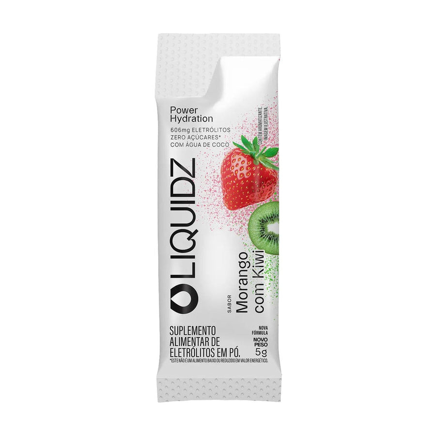 Sachê de 5 g do Liquidz Eletrólitos sabor Morango com Kiwi