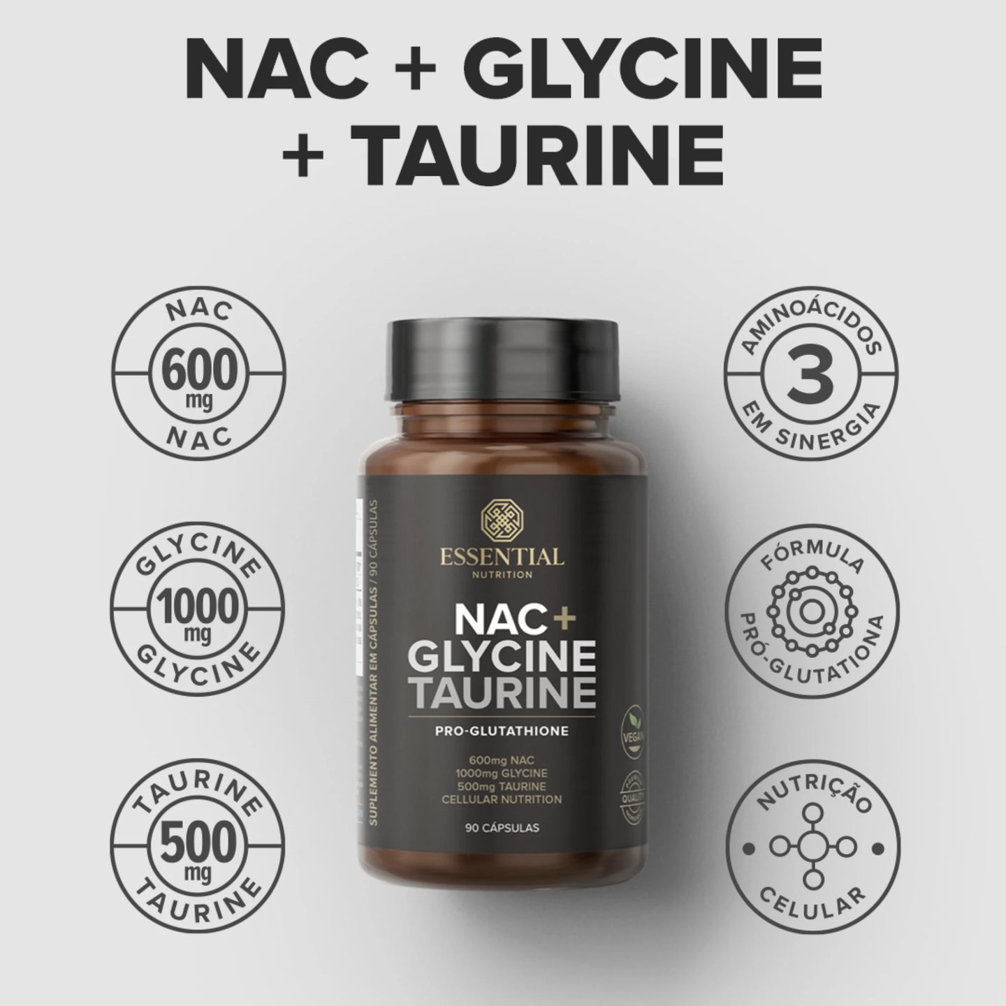 NAC + Glycine + Taurine