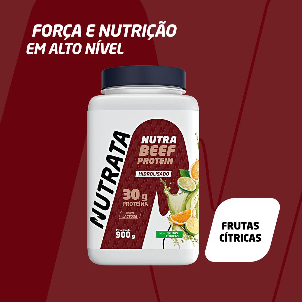 Nutra Beef Protein Frutas Cítricas: força e nutrição