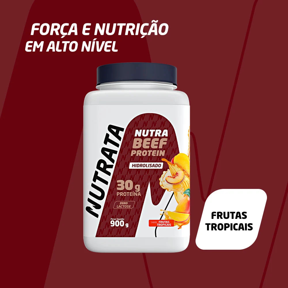 Nutra Beef Protein Frutas Tropicais: força e nutrição